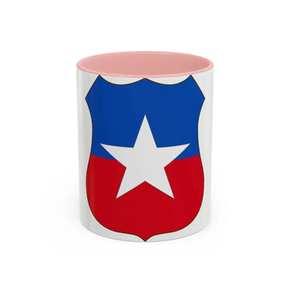 Coat of arms of Chile 4 - Accent Coffee Mug 11oz Pink - Go Mug Yourself