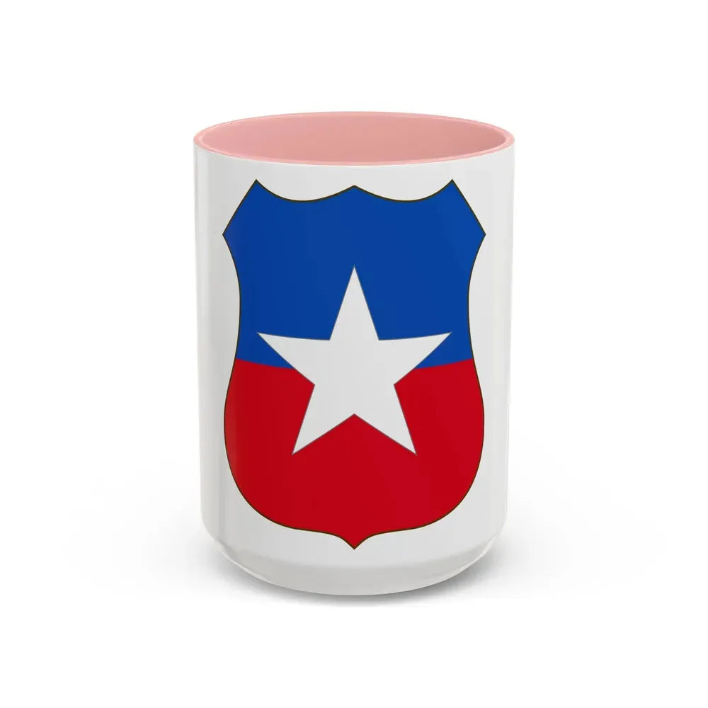 Coat of arms of Chile 4 - Accent Coffee Mug 15oz Pink - Go Mug Yourself