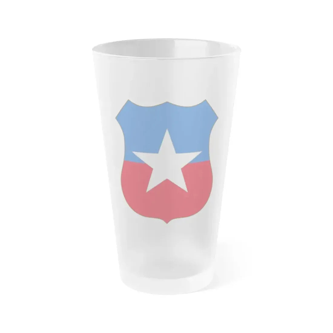Coat of arms of Chile 4 - Frosted Pint Glass 16oz Default Title - Go Mug Yourself