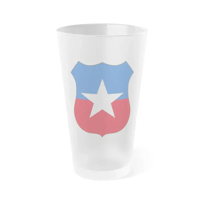Coat of arms of Chile 4 - Frosted Pint Glass 16oz Default Title - Go Mug Yourself