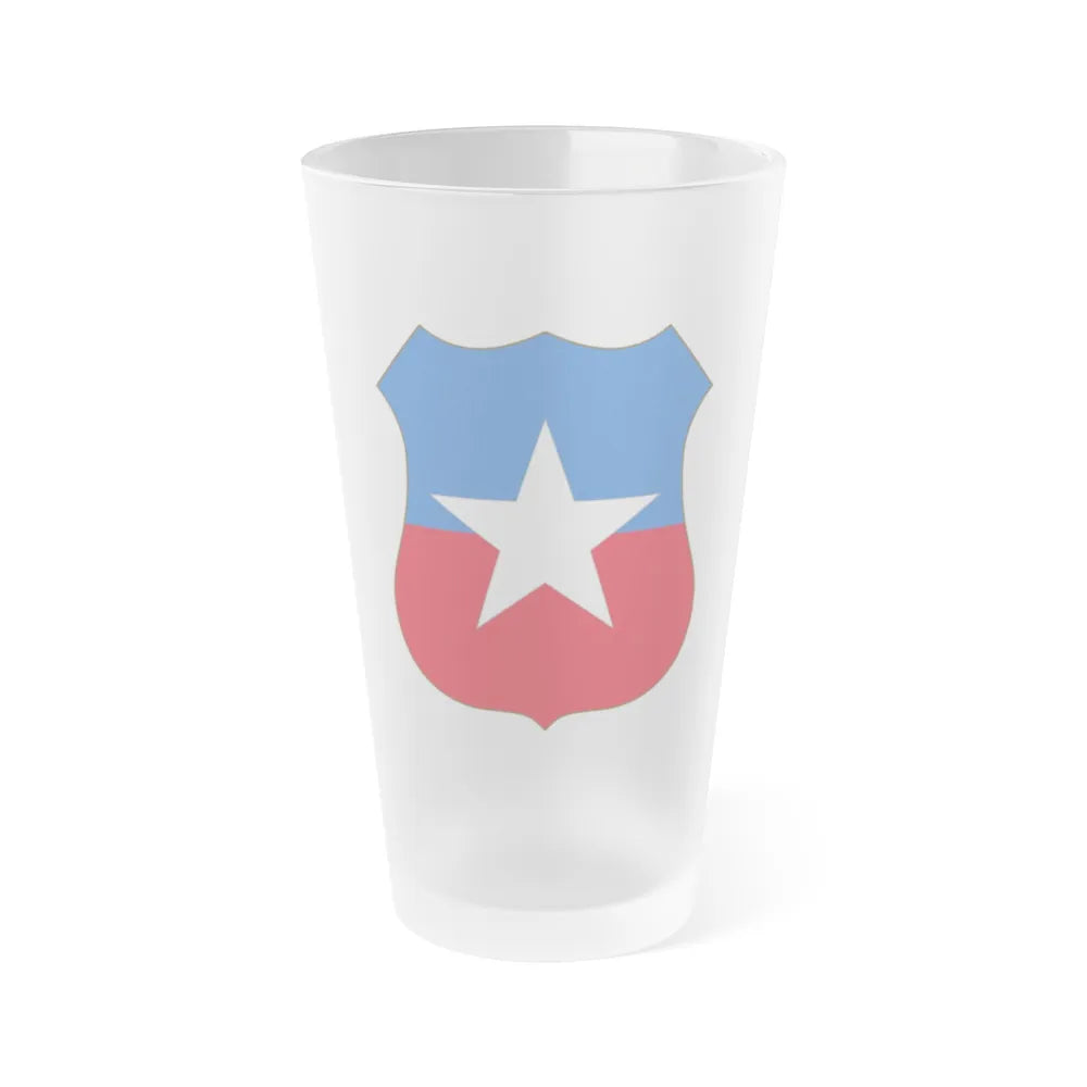 Coat of arms of Chile 4 - Frosted Pint Glass 16oz-Go Mug Yourself