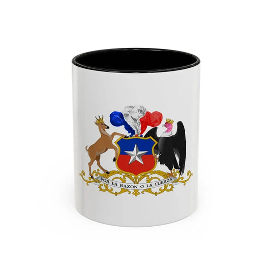 Coat of arms of Chile 5 - Accent Coffee Mug 11oz Black - Go Mug Yourself