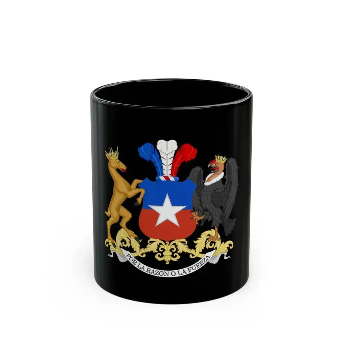 Coat of Arms of Chile - Black Coffee Mug 11oz - Go Mug Yourself