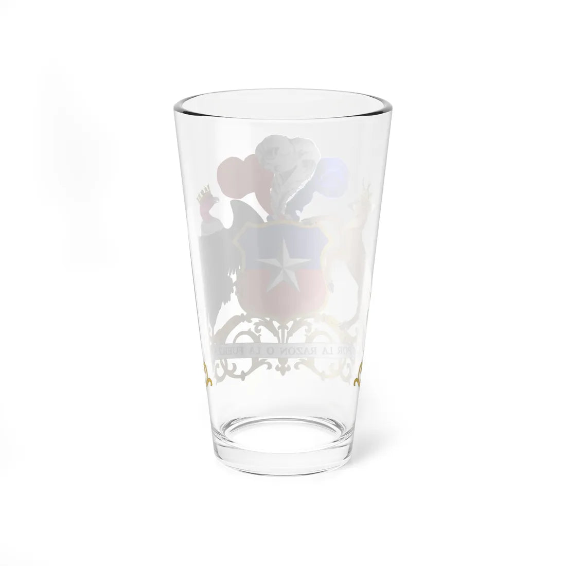 Coat of arms of Chile c (Chile) (Coat of Arms) Pint Glass 16oz - Go Mug Yourself