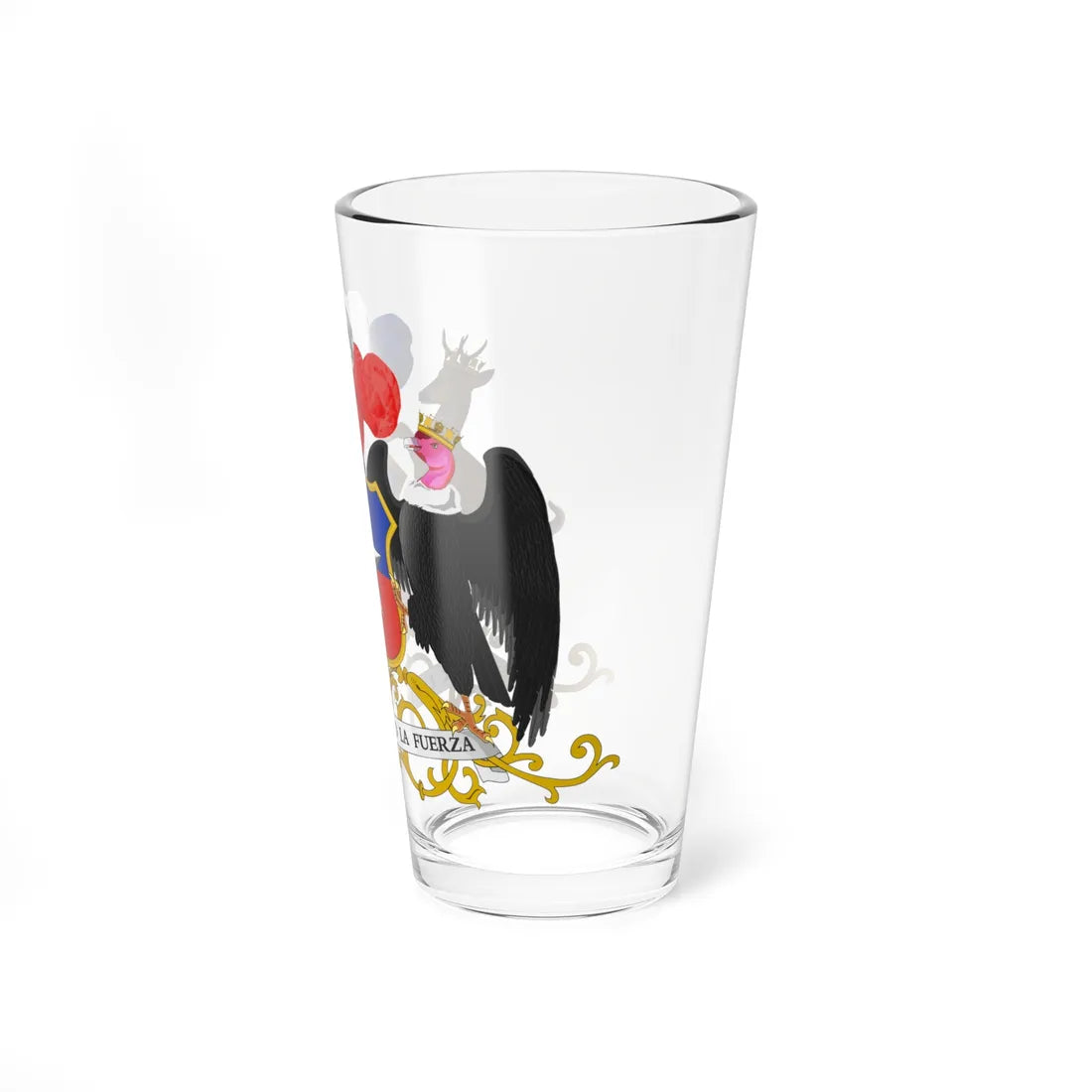 Coat of arms of Chile c (Chile) (Coat of Arms) Pint Glass 16oz - Go Mug Yourself