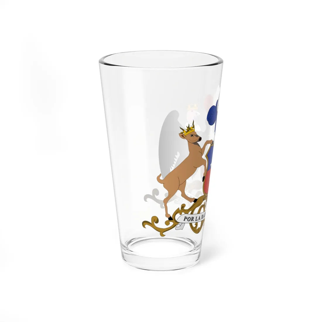 Coat of arms of Chile (Chile) (Coat of Arms) Pint Glass 16oz - Go Mug Yourself