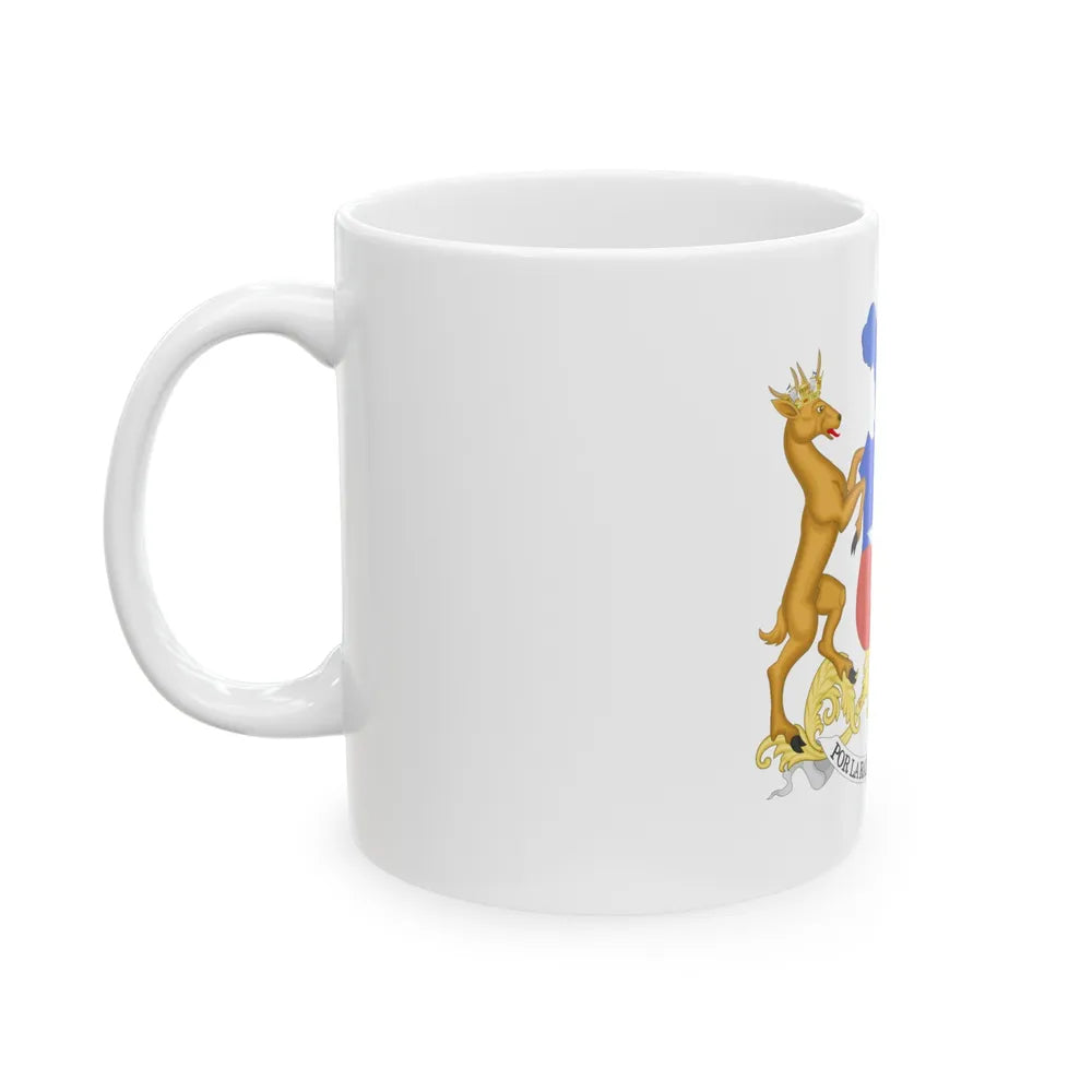 Coat of Arms of Chile - White Coffee Mug-Go Mug Yourself