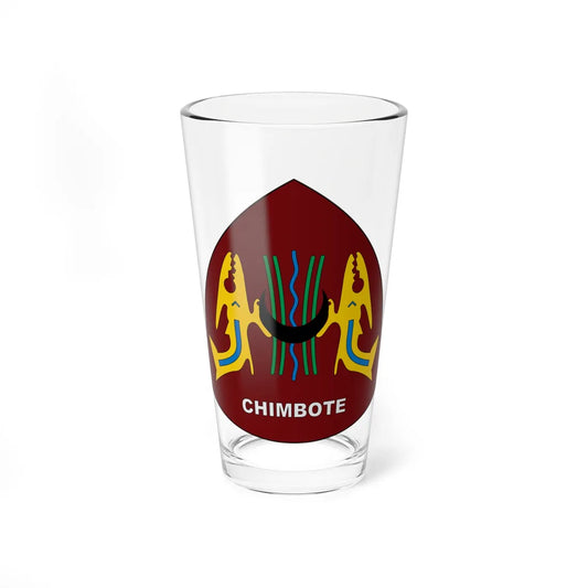 Coat of arms of Chimbote (Peru) (Coat of Arms) Pint Glass 16oz 16oz - Go Mug Yourself