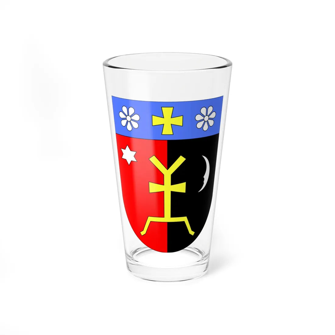 Coat of Arms of Chornukhy raion (Ukraine) (Coat of Arms) Pint Glass 16oz - Go Mug Yourself