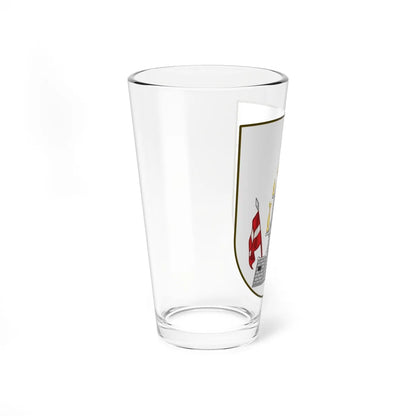 Coat of arms of Christianshavn (Denmark) (Coat of Arms) Pint Glass 16oz - Go Mug Yourself