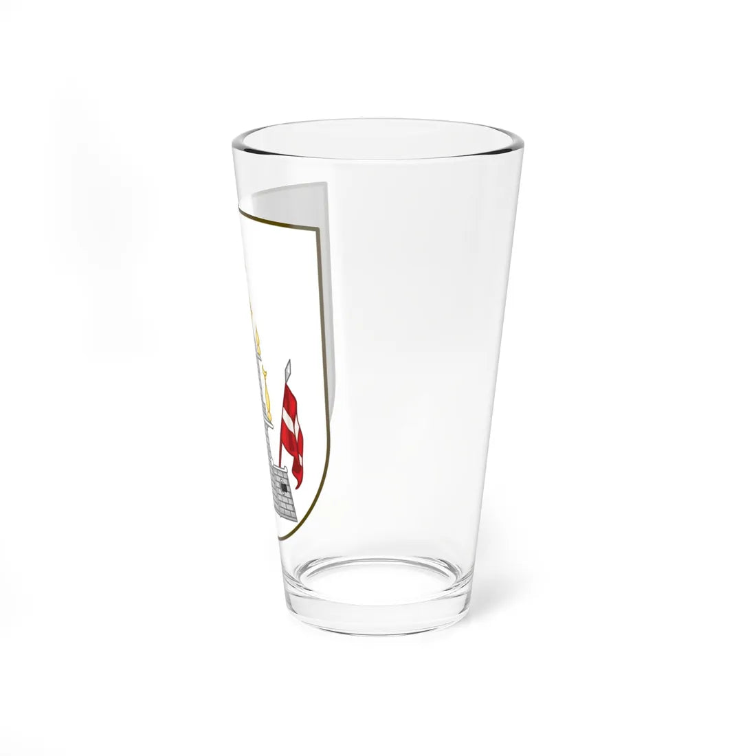Coat of arms of Christianshavn (Denmark) (Coat of Arms) Pint Glass 16oz - Go Mug Yourself