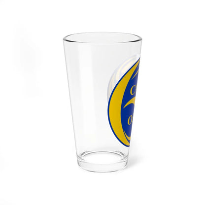 Coat of arms of Chuy province (Kyrgyzstan) (Coat of Arms) Pint Glass 16oz - Go Mug Yourself