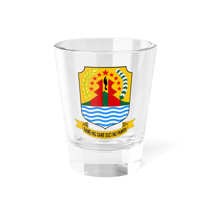 Coat of arms of Cirebon Regency (Indonesia) (Coat of Arms) Shot Glass 1.5oz 1.5oz - Go Mug Yourself