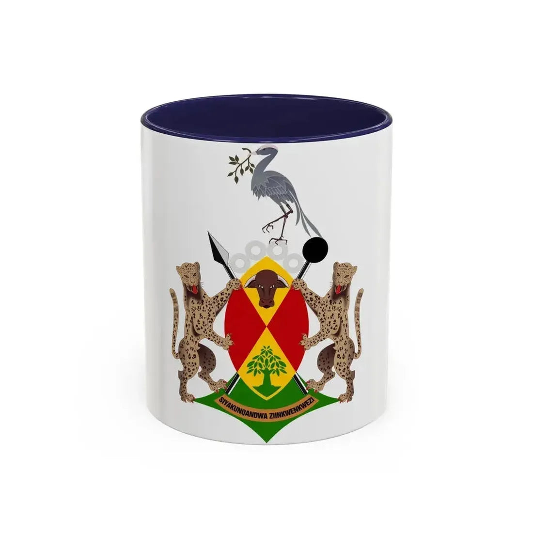 Coat of arms of Ciskei - Accent Coffee Mug 11oz Navy - Go Mug Yourself