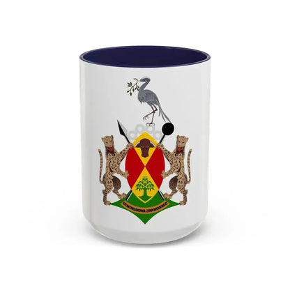 Coat of arms of Ciskei - Accent Coffee Mug 15oz Navy - Go Mug Yourself