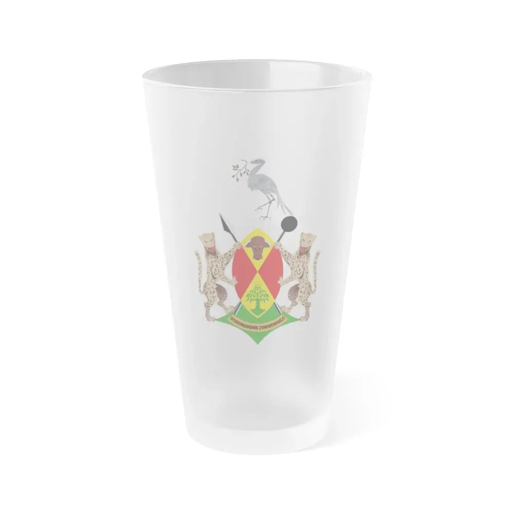 Coat of arms of Ciskei - Frosted Pint Glass 16oz Default Title - Go Mug Yourself