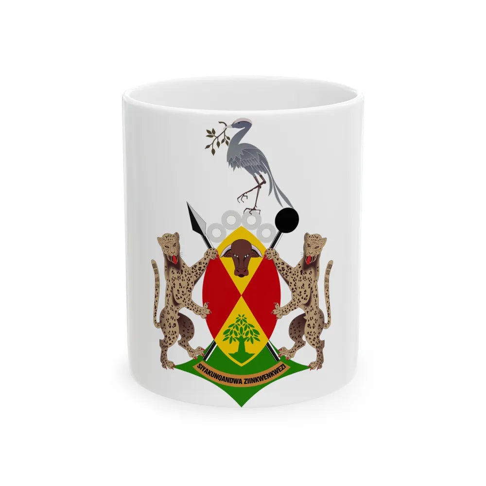 Coat of arms of Ciskei - White Coffee Mug-11oz-Go Mug Yourself