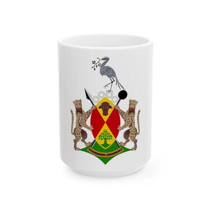 Coat of arms of Ciskei - White Coffee Mug-15oz-Go Mug Yourself