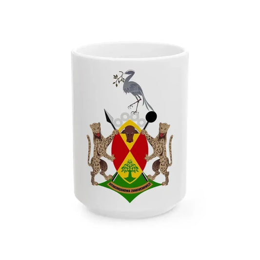 Coat of arms of Ciskei - White Coffee Mug 15oz - Go Mug Yourself