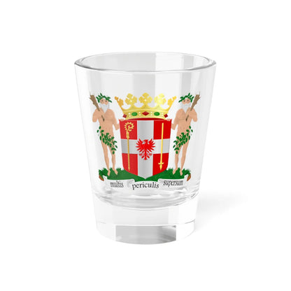 Coat of arms of Coevorden (Netherlands) (Coat of Arms) Shot Glass 1.5oz 1.5oz - Go Mug Yourself