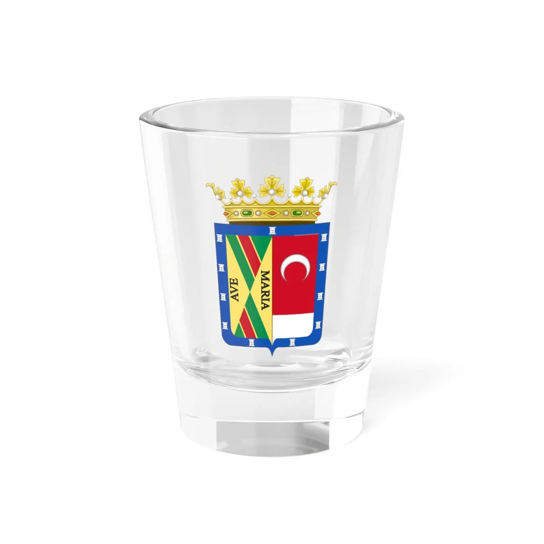 Coat of Arms of Colmenar Viejo (Spain) (Coat of Arms) Shot Glass 1.5oz 1.5oz - Go Mug Yourself