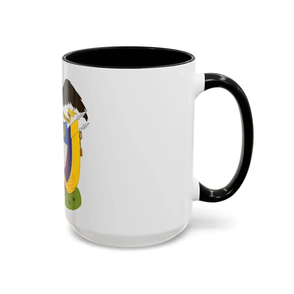 Coat of arms of Colombia (1890) - Accent Coffee Mug - Go Mug Yourself