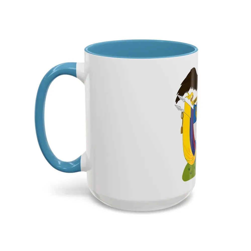 Coat of arms of Colombia (1890) - Accent Coffee Mug - Go Mug Yourself