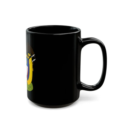 Coat of arms of Colombia (1890) - Black Coffee Mug-Go Mug Yourself