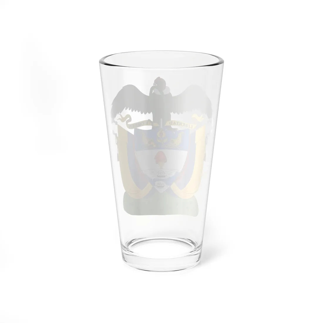 Coat of arms of Colombia 1890 (Colombia) (Coat of Arms) Pint Glass 16oz - Go Mug Yourself
