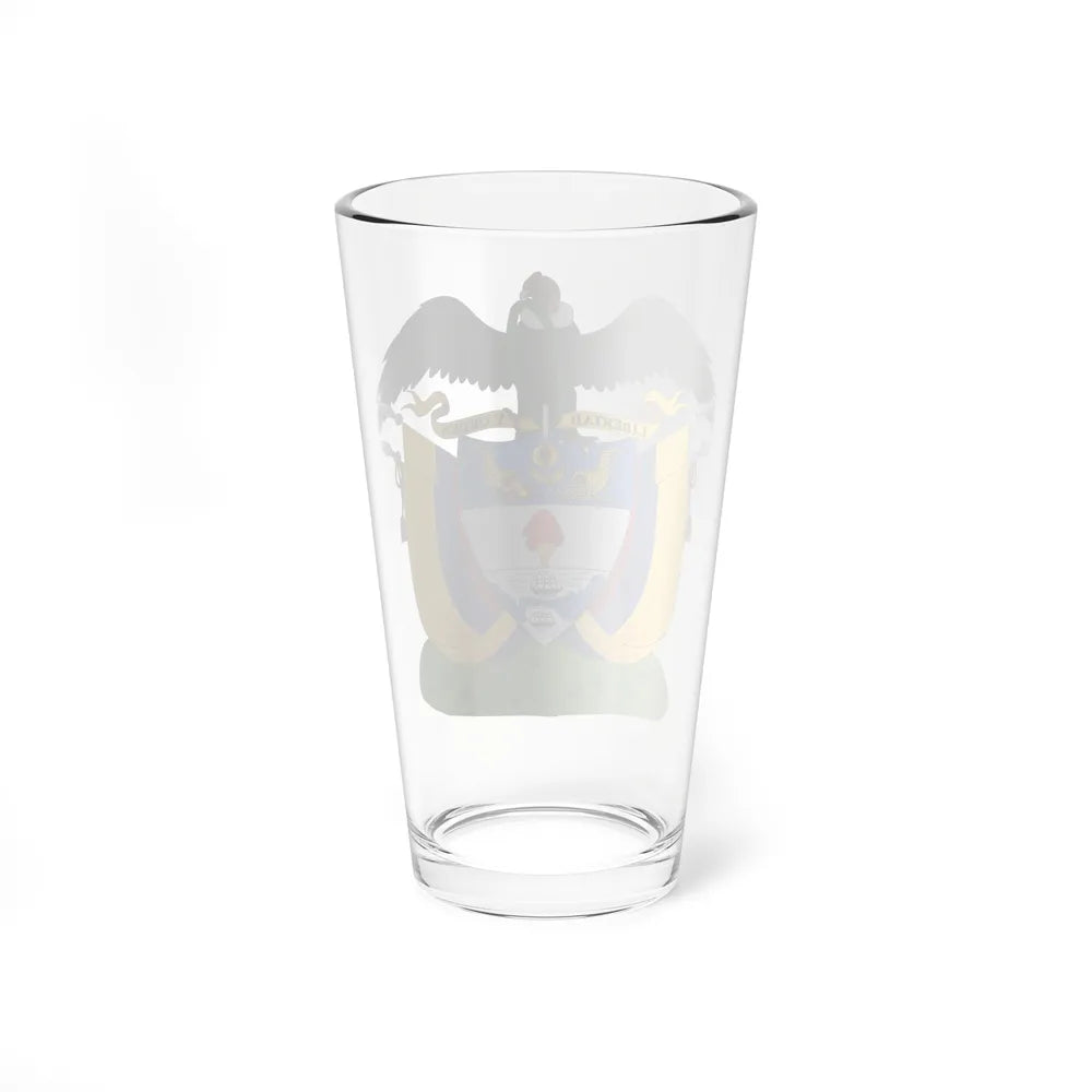 Coat of arms of Colombia (1890) - Pint Glass 16oz-Go Mug Yourself