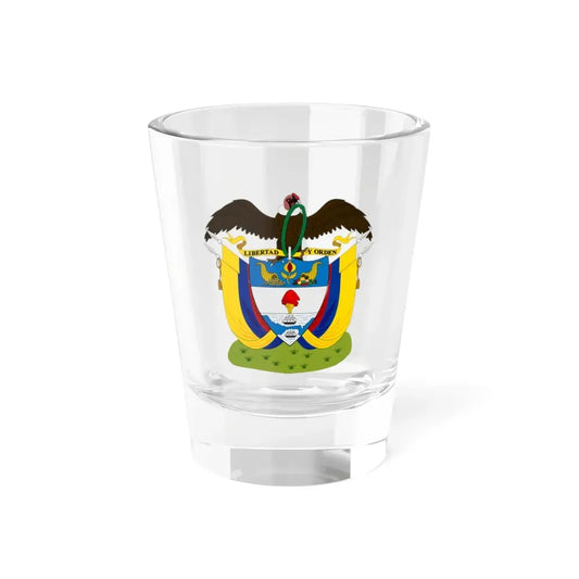 Coat of arms of Colombia (1890) - Shot Glass 1.5oz 1.5oz - Go Mug Yourself