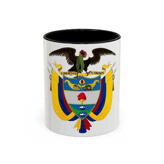 Coat of arms of Colombia 2 - Accent Coffee Mug 11oz Black - Go Mug Yourself