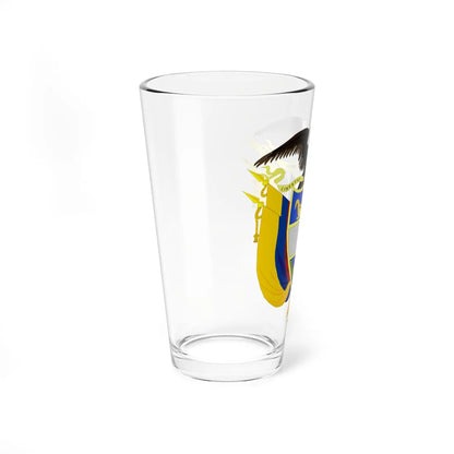 Coat of arms of Colombia 2 (Colombia) (Coat of Arms) Pint Glass 16oz - Go Mug Yourself