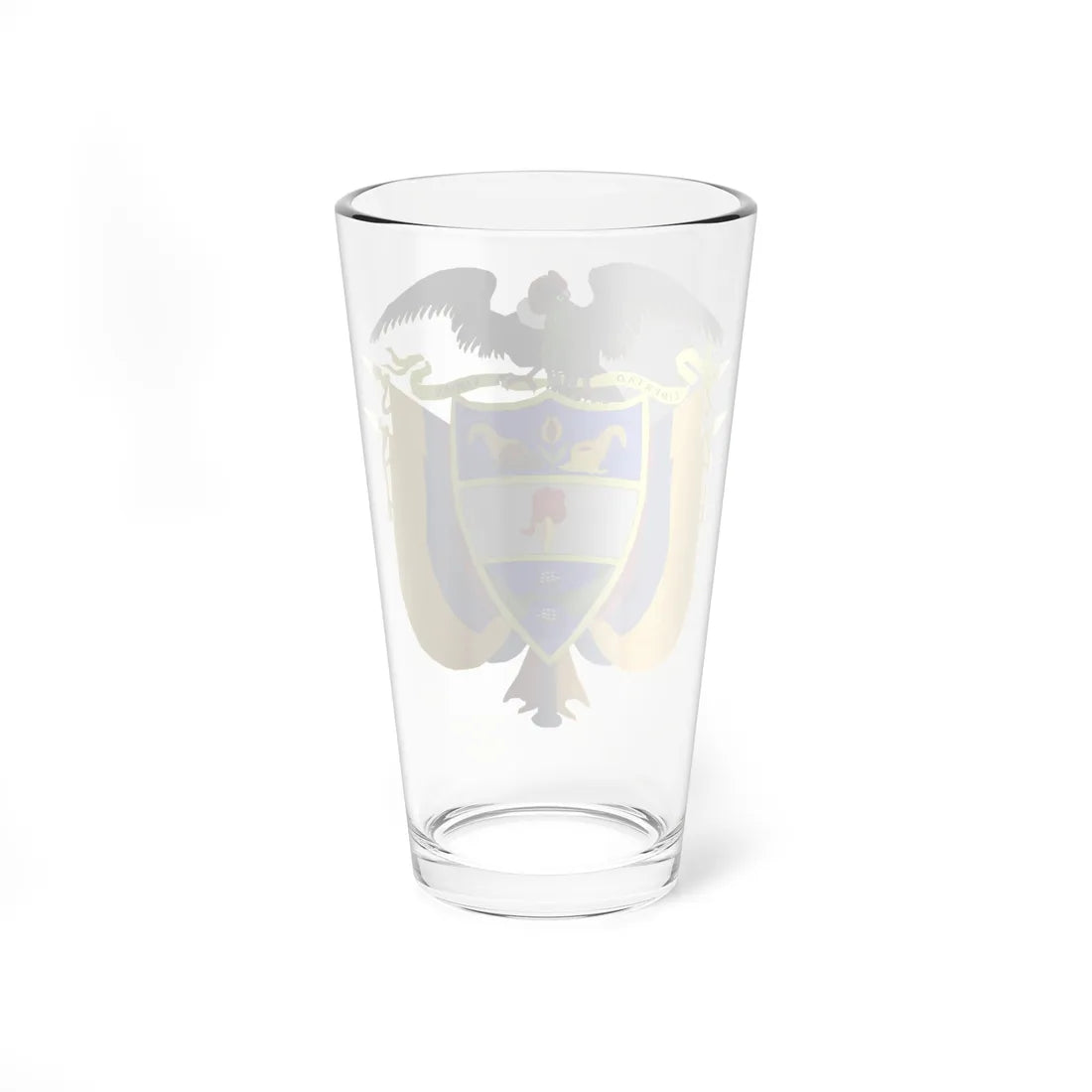 Coat of arms of Colombia 2 (Colombia) (Coat of Arms) Pint Glass 16oz - Go Mug Yourself