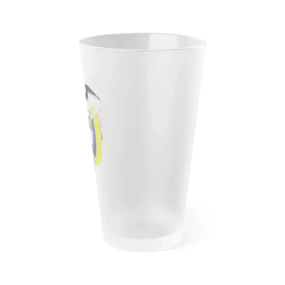 Coat of arms of Colombia 2 - Frosted Pint Glass 16oz - Go Mug Yourself