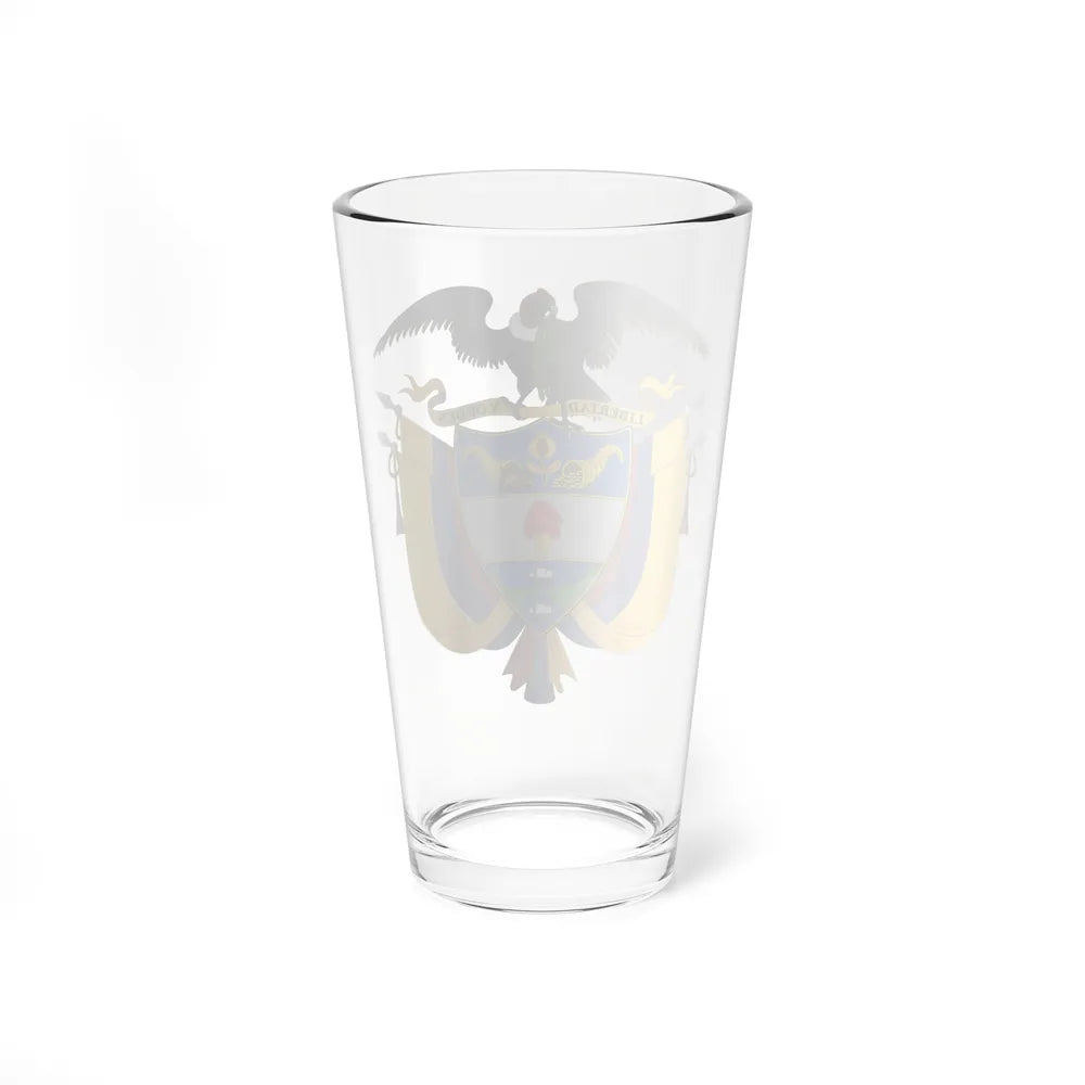 Coat of arms of Colombia 2 - Pint Glass 16oz-Go Mug Yourself