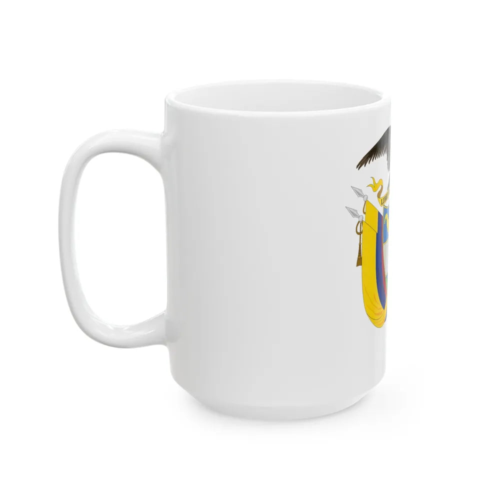 Coat of arms of Colombia 2 - White Coffee Mug-Go Mug Yourself