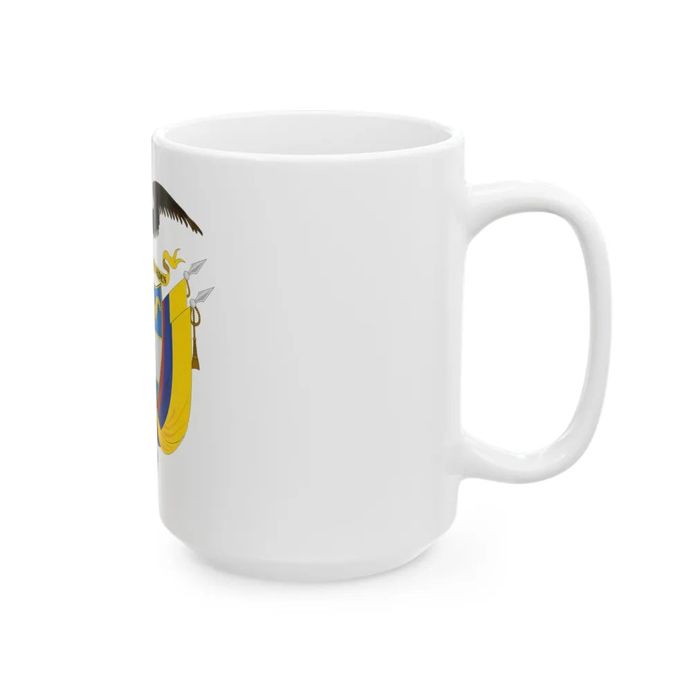 Coat of arms of Colombia 2 - White Coffee Mug-Go Mug Yourself