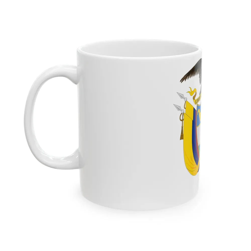 Coat of arms of Colombia 2 - White Coffee Mug-Go Mug Yourself