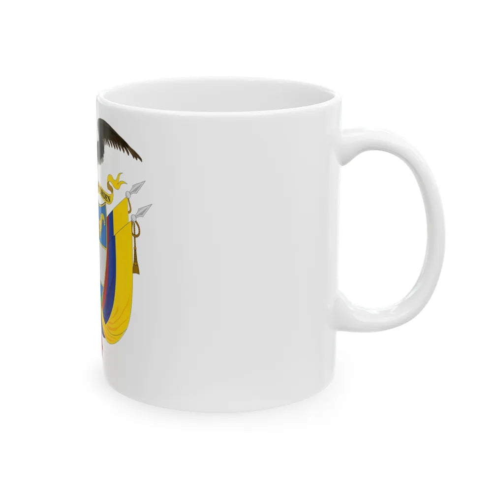 Coat of arms of Colombia 2 - White Coffee Mug-Go Mug Yourself