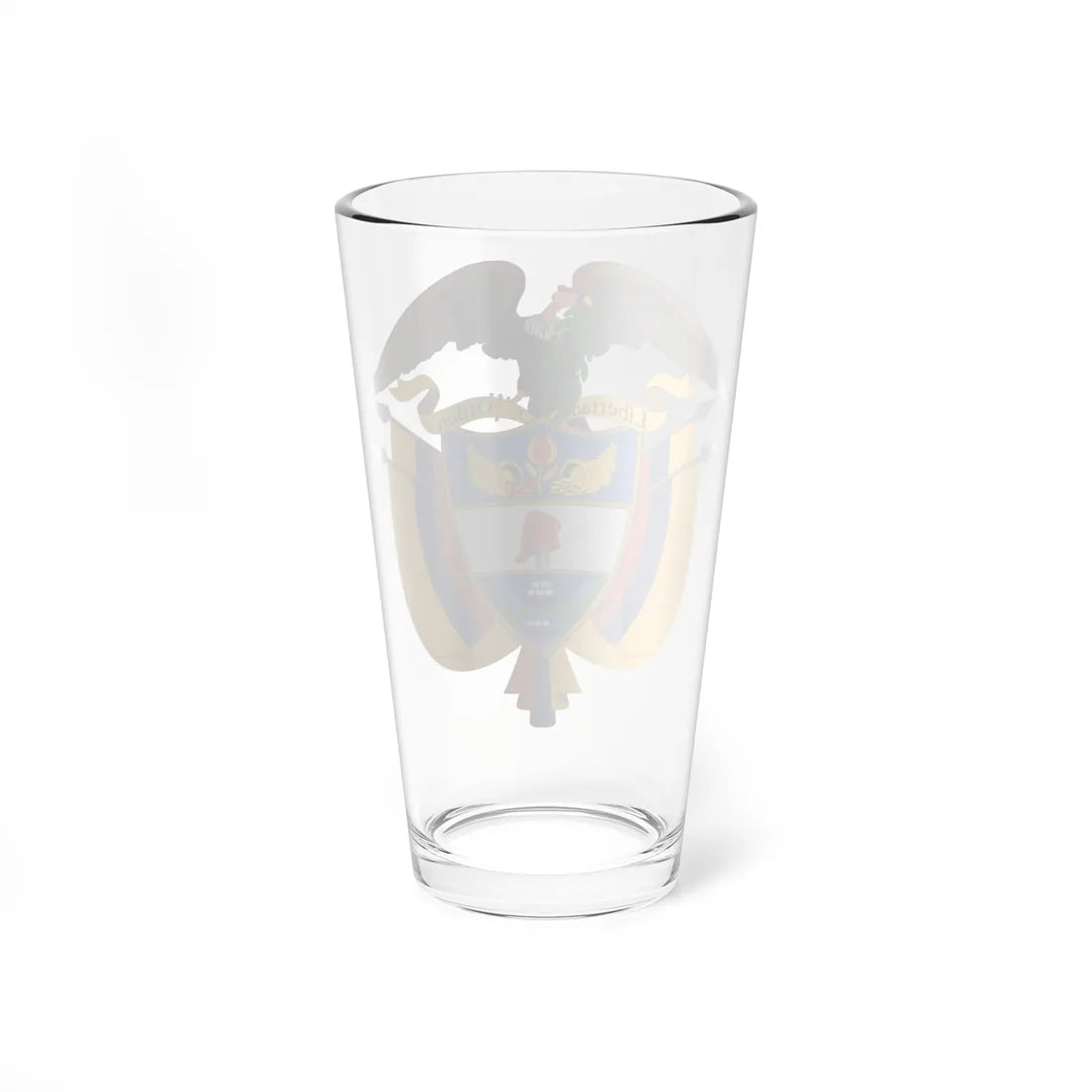 Coat of arms of Colombia 2004 (Colombia) (Coat of Arms) Pint Glass 16oz - Go Mug Yourself
