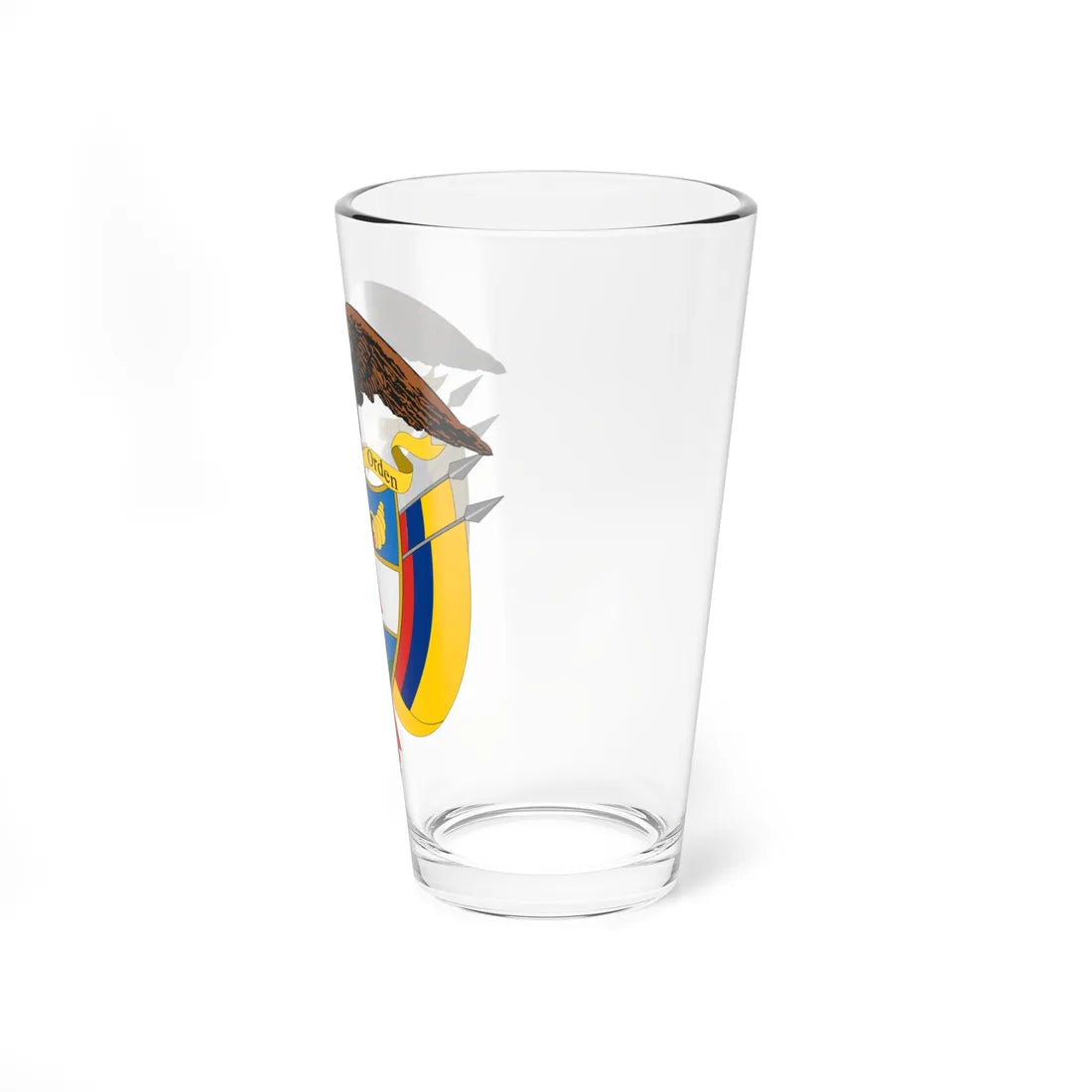 Coat of arms of Colombia 2004 (Colombia) (Coat of Arms) Pint Glass 16oz - Go Mug Yourself