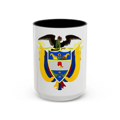 Coat of arms of Colombia 3 - Accent Coffee Mug 15oz Black - Go Mug Yourself