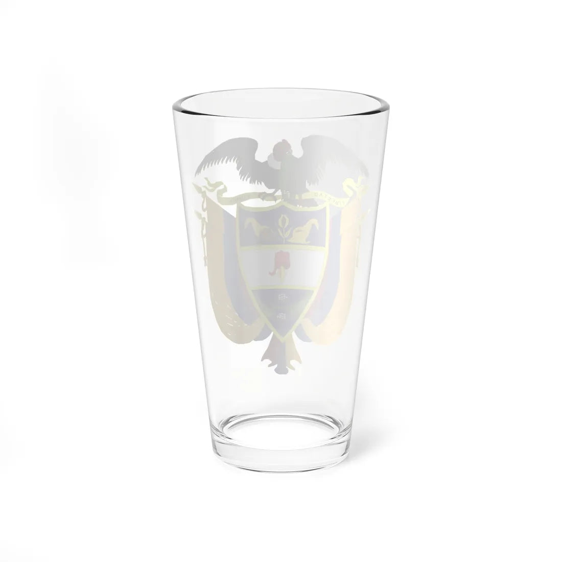 Coat of arms of Colombia 3 (Colombia) (Coat of Arms) Pint Glass 16oz - Go Mug Yourself