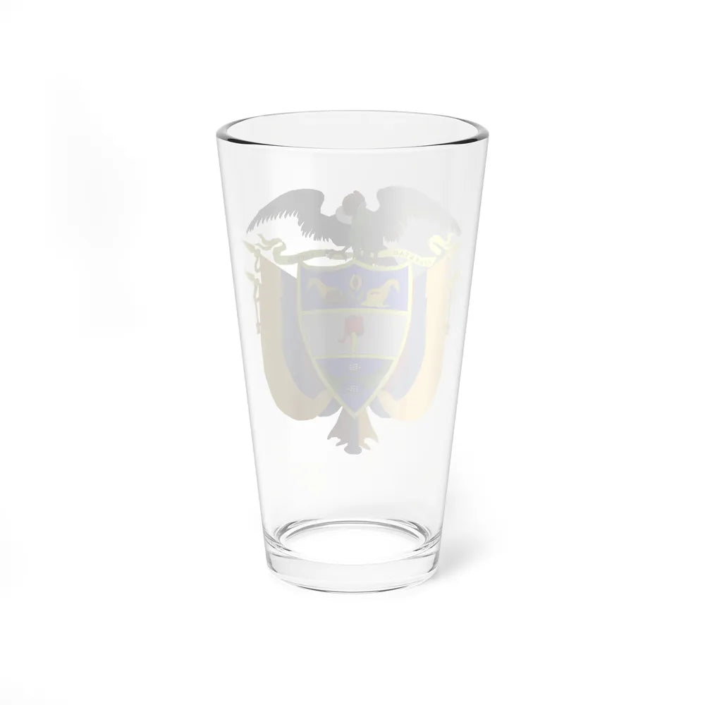 Coat of arms of Colombia 3 - Pint Glass 16oz-Go Mug Yourself