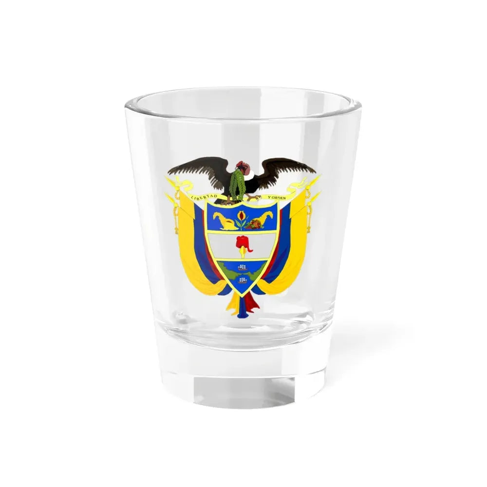 Coat of arms of Colombia 3 - Shot Glass 1.5oz 1.5oz - Go Mug Yourself