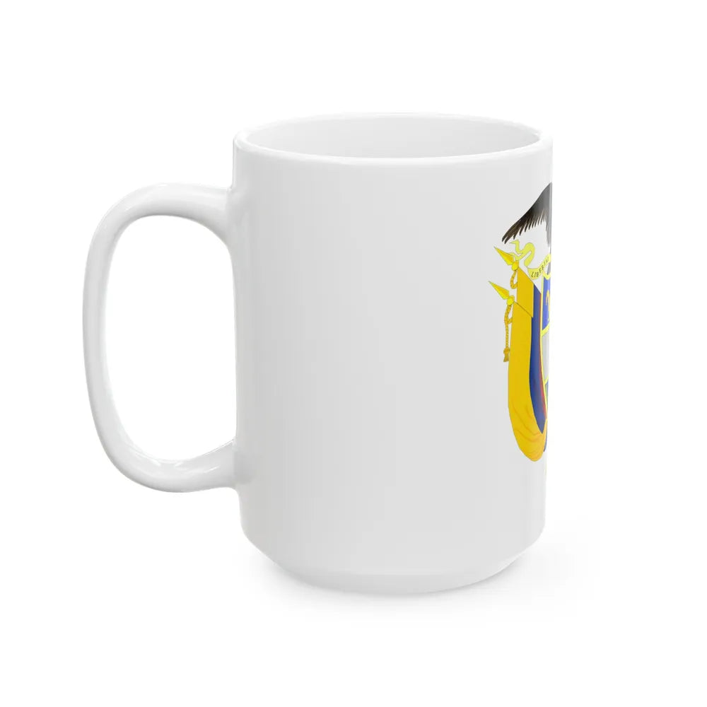 Coat of arms of Colombia 3 - White Coffee Mug-Go Mug Yourself