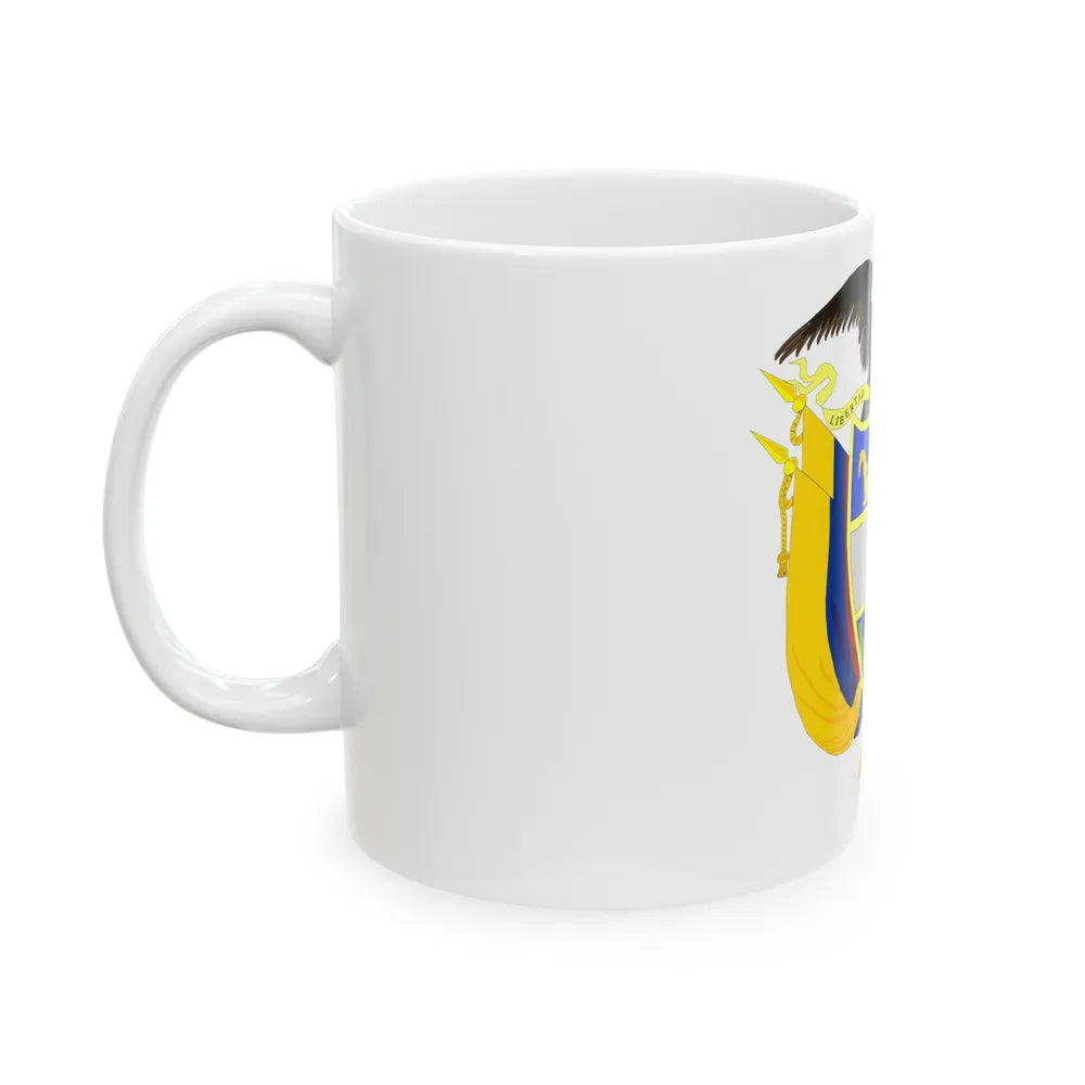 Coat of arms of Colombia 3 - White Coffee Mug-Go Mug Yourself