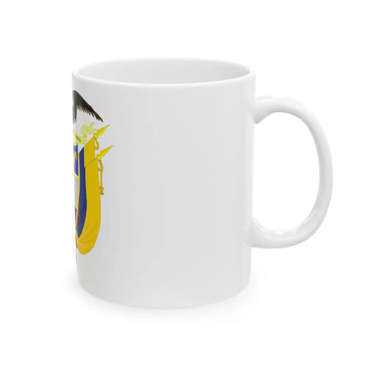 Coat of arms of Colombia 3 - White Coffee Mug-Go Mug Yourself