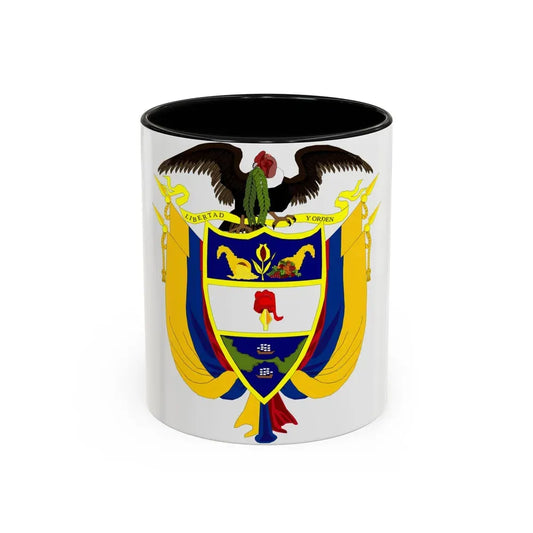 Coat of arms of Colombia 4 - Accent Coffee Mug 11oz Black - Go Mug Yourself